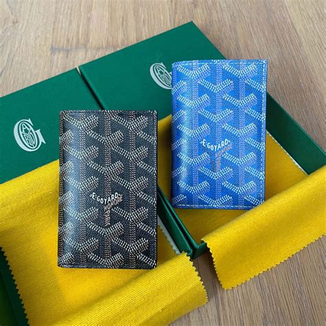 goyard pattern wallet|Goyard wallet for men.